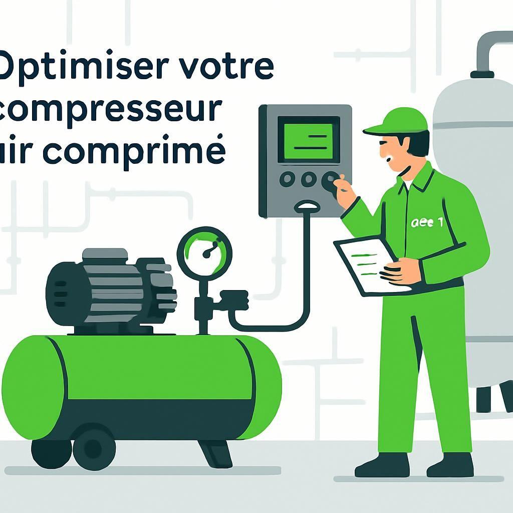 découvrez comment optimiser l'efficacité de votre compresseur d'air comprimé pour améliorer ses performances et réduire la consommation énergétique.