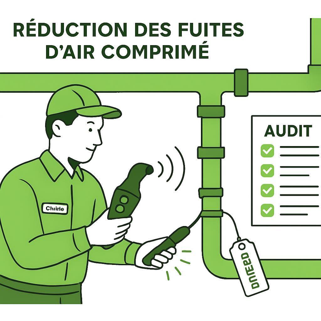 découvrez des méthodes efficaces pour réduire les fuites d'air comprimé dans vos installations et optimisez la performance de vos équipements tout en économisant de l'énergie.