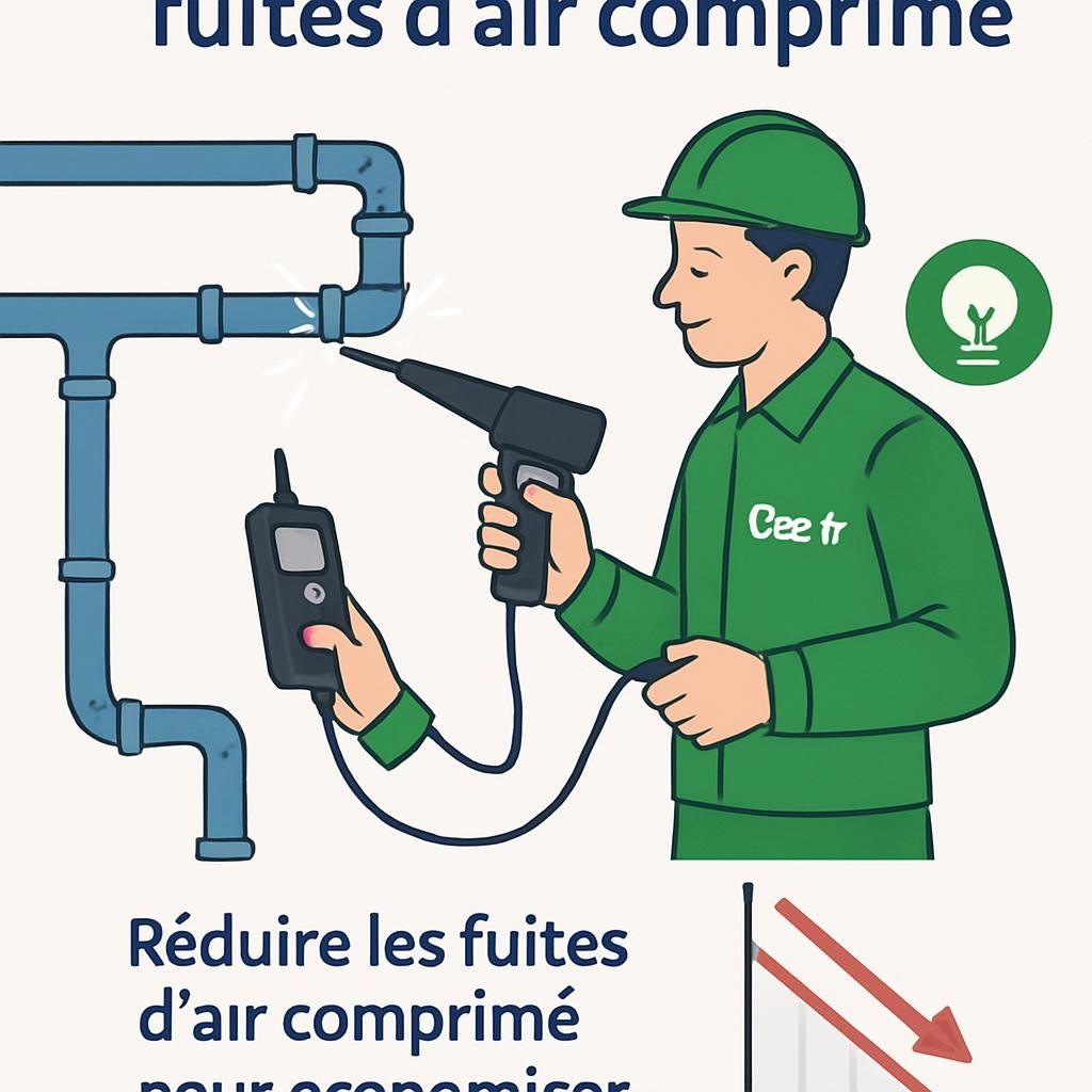 découvrez comment réduire les fuites d'air comprimé pour optimiser votre consommation d'énergie et réaliser des économies durables grâce à des solutions efficaces.